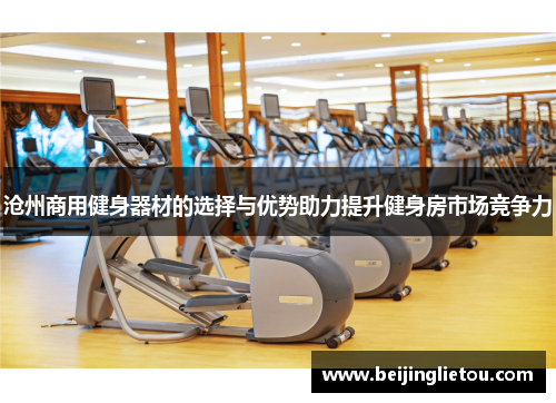 沧州商用健身器材的选择与优势助力提升健身房市场竞争力